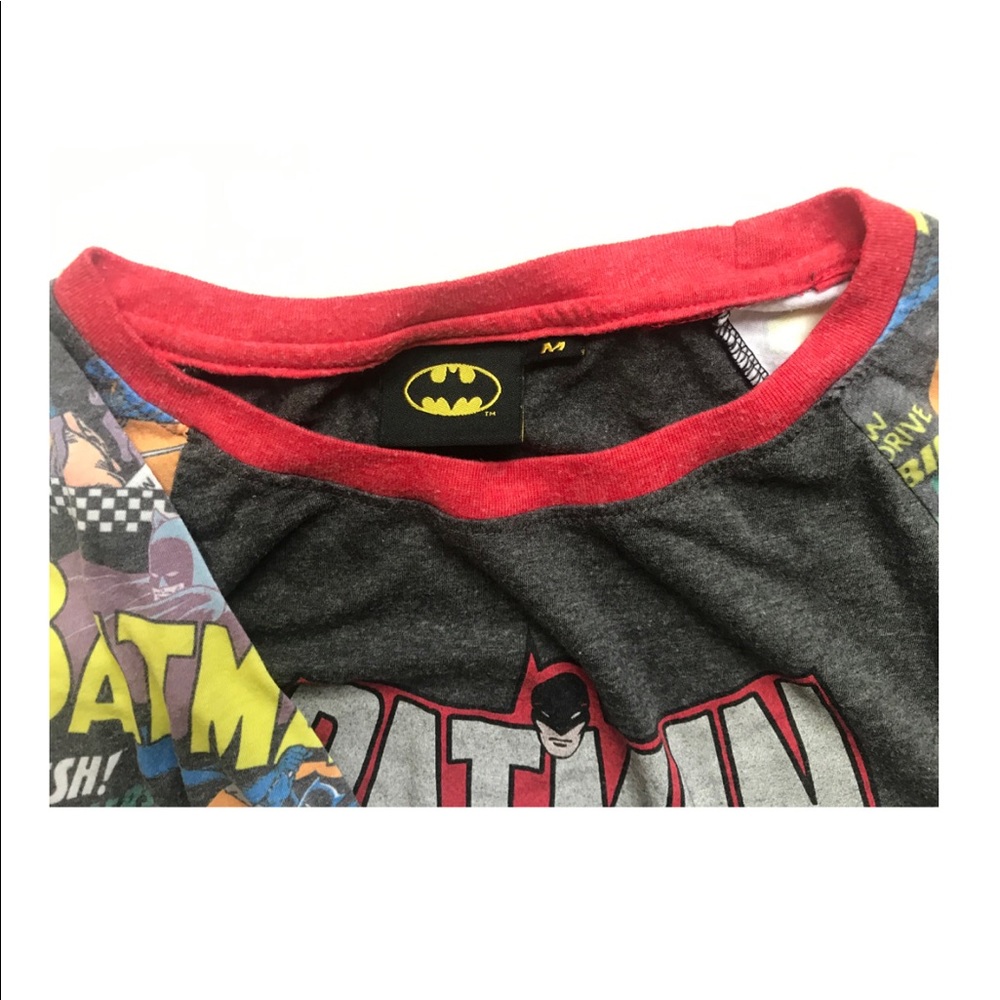 ⚡️Vintage DC⚡️Batman 3/4 sleeve T-Shirt M size - Picture 3 of 7
